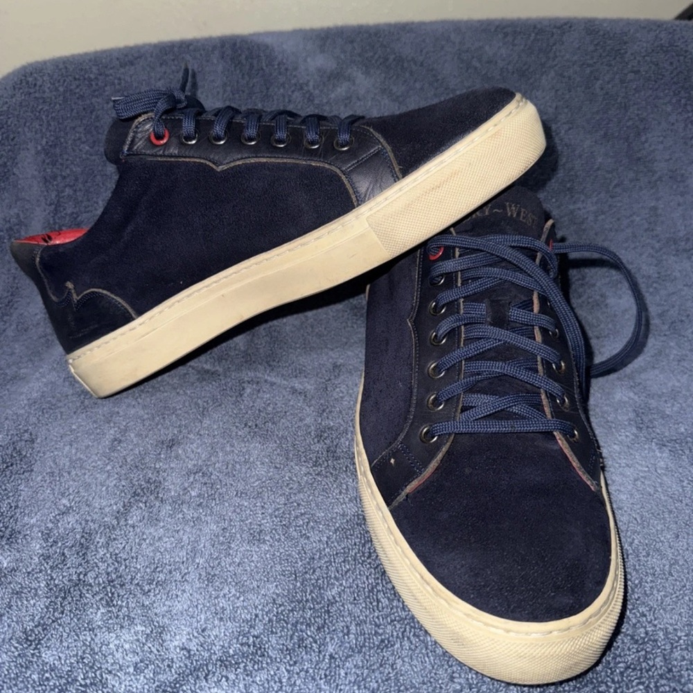 Jeffery West muse Blue Red Shoes Men's US 9 Navy Blue Men's Shoes
